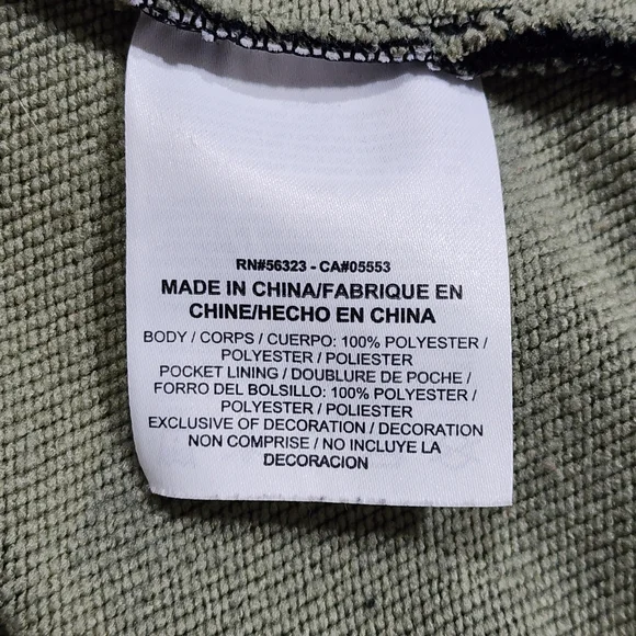 Nike Dri-Fit Black & Camo Hoodie Men's Striped Pullover Kangaroo Pocket - Picture 7 of 8